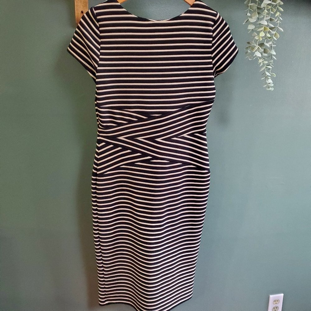 Shelby & Palmer | Striped Body Con Dress